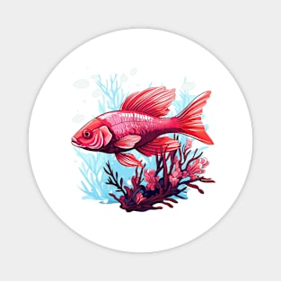 Cherry Barb Magnet